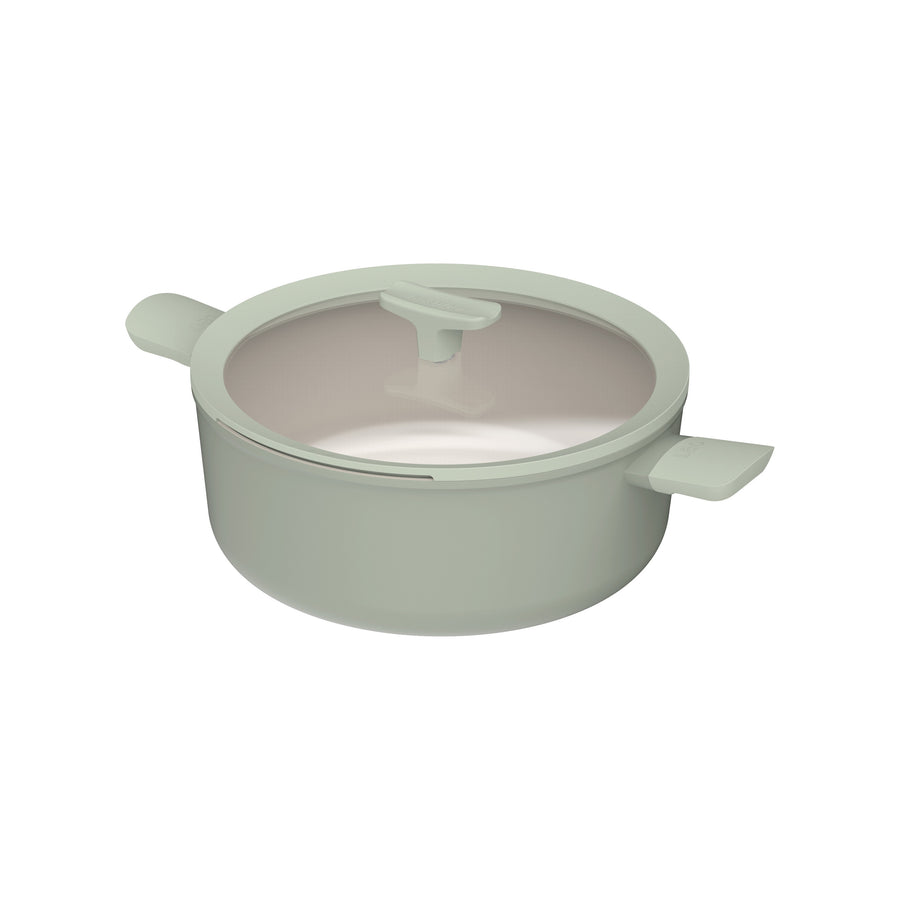 Balance Non-stick Covered Stockpot 28 cm, Sage