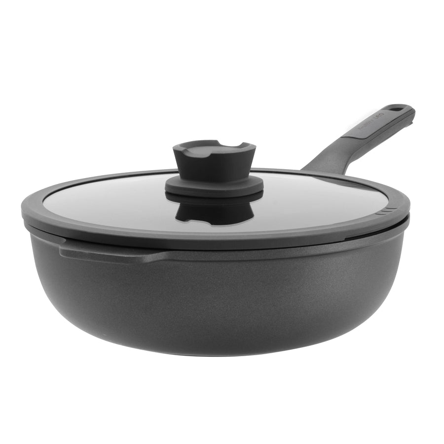 Stone+ nepiedegošā voka panna ar vāku 28 cm