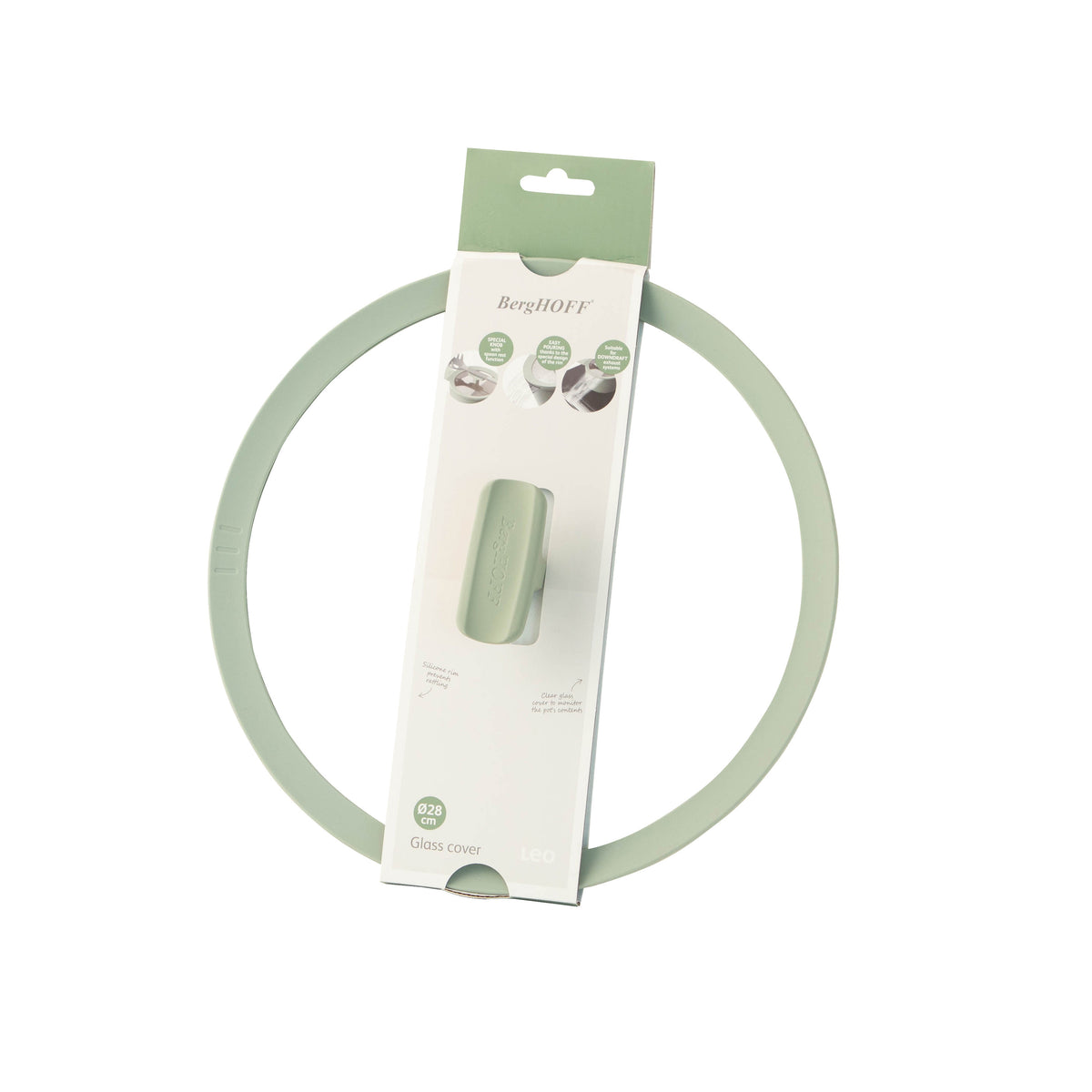 Balance stikla vāks 28 cm, Sage – 3