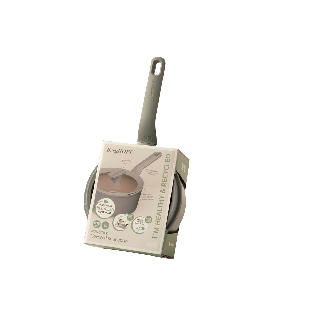 Balance nepiedegošais katliņš ar vāku 18 cm, Moonmist – 3