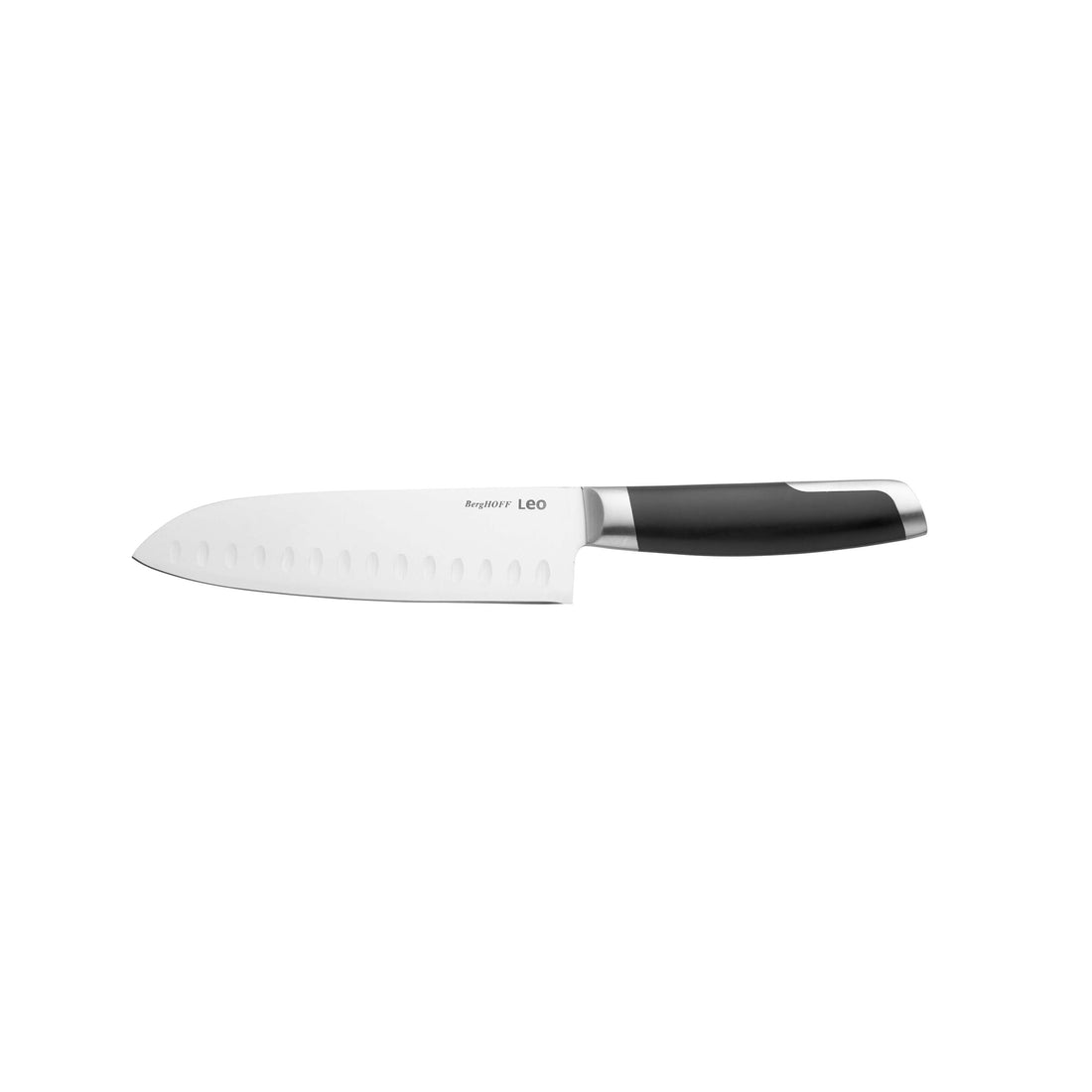 BergHOFF Santoku Knife 17.5cm - Graphite Series Japanese-Style Stainless Steel with Secure Grip
