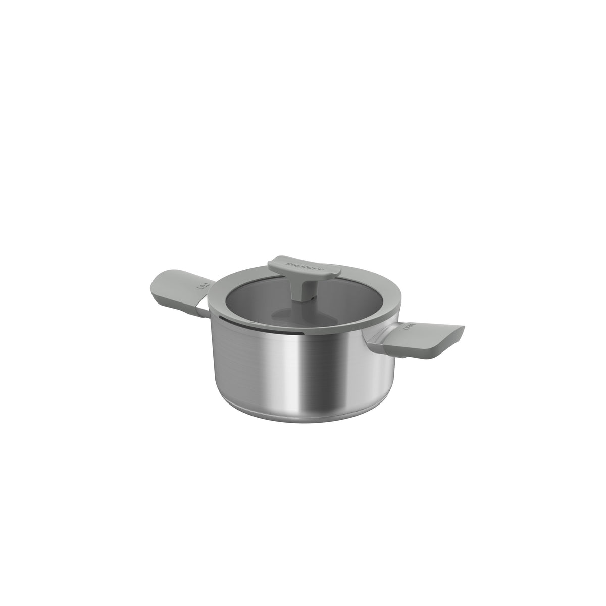 Balance nerūsējošā tērauda kastrolis ar vāku 18 cm, Moonmist