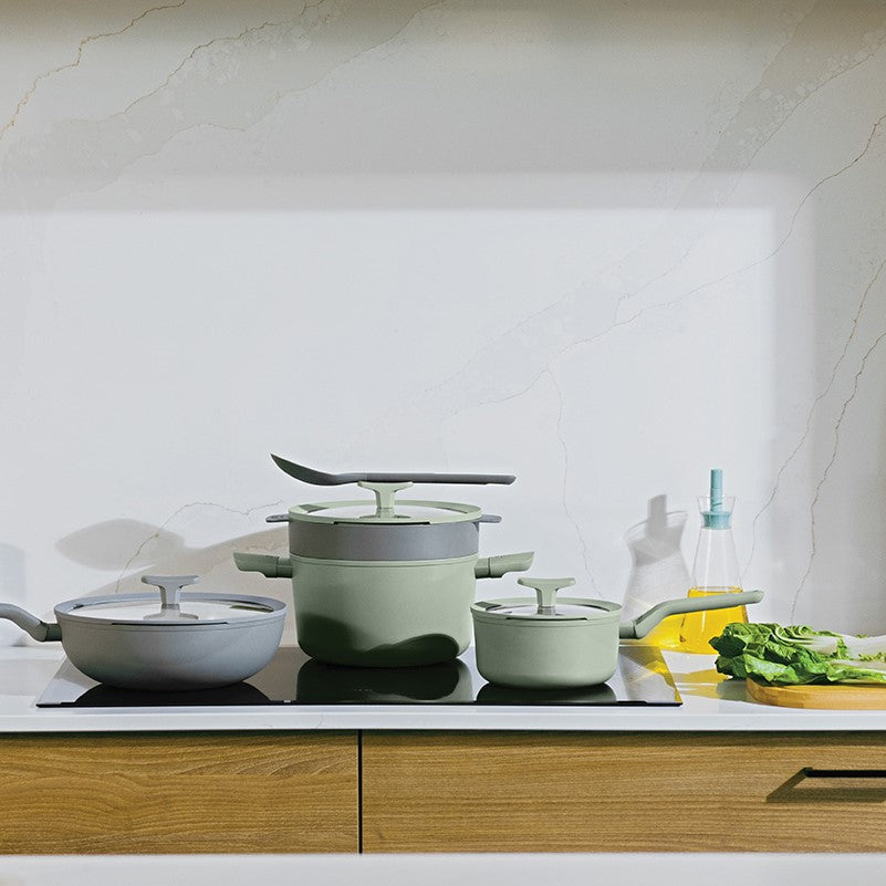 Balance nepiedegošais katls ar vāku 28 cm, Sage – 4