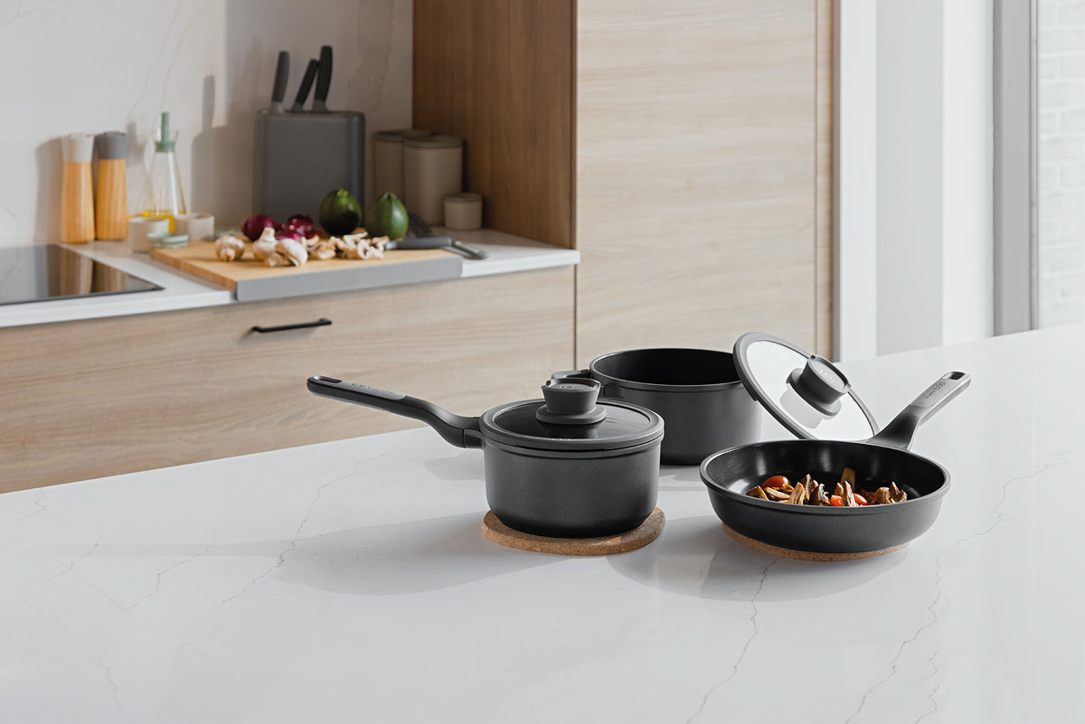 Stone+ 5 daļu nepiedegošo katlu komplekts – 3