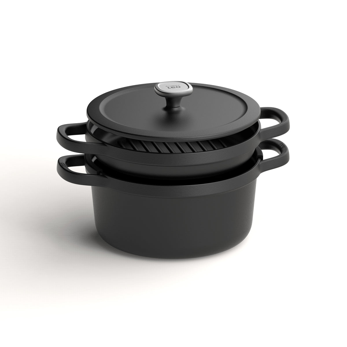 Graphite Cast Iron Covered Stockpot 26 cm – 2