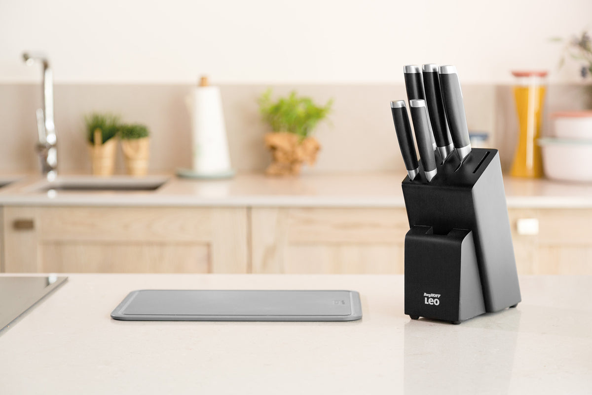 Graphite 6 daļu nažu komplekts ar bloku – 2