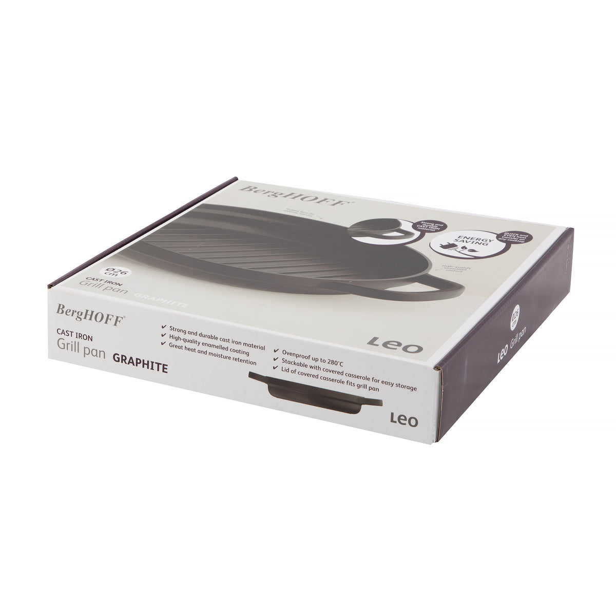 Graphite čuguna grilpanna 26 cm – 3