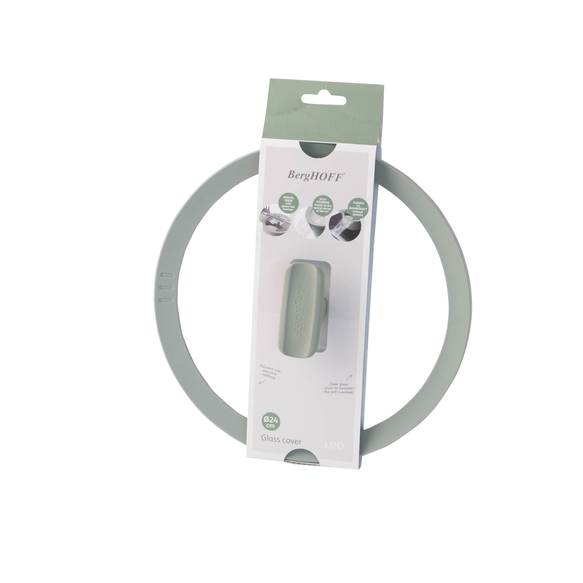 Balance stikla vāks 24 cm, Sage – 3