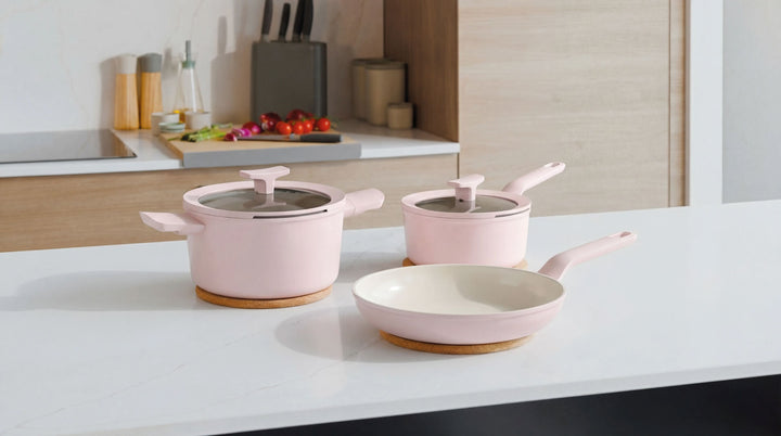 Balance Non-stick Cookware Set, Rose