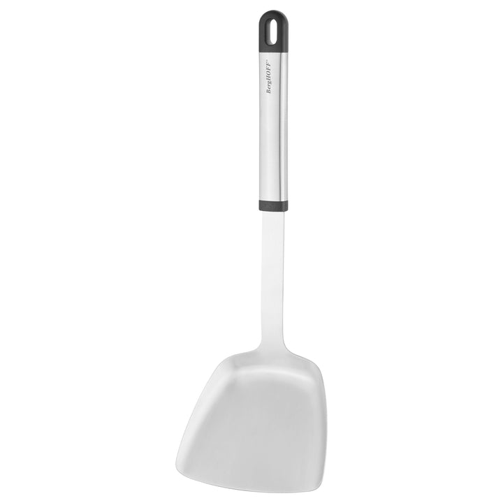 BergHOFF Chinese Turner - Stainless Steel Wok Spatula with Long Handle and Mirror Finish