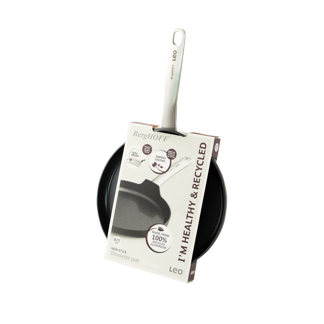Graphite omletes panna ar nelīpošu pārklājumu 25 cm
