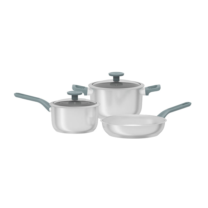 Bolt Stainless Steel Cookware Set, Ocean
