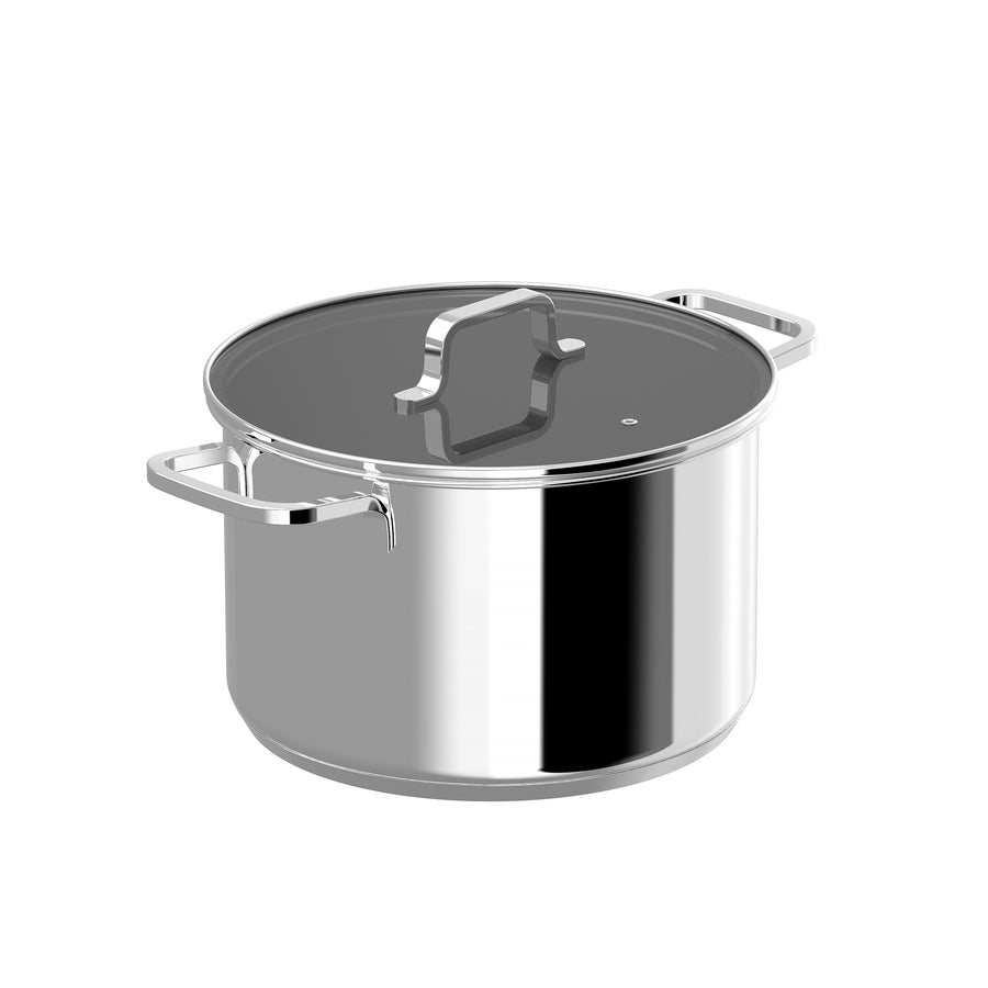 Helix Stainless Steel Covered Stockpot 24 cm