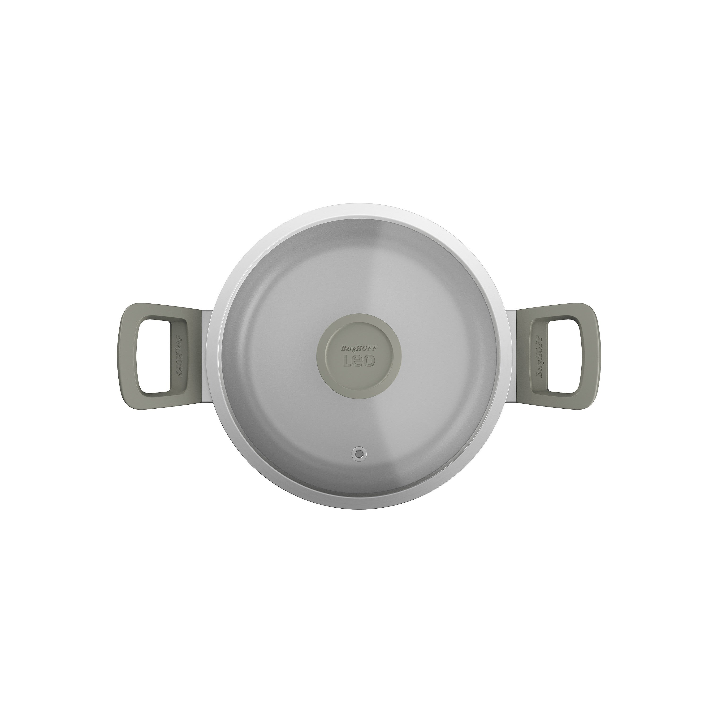 BergHOFF 6-Piece Cookware Set - Uqonic Downdraft Series with Bright Handles and Glass Lids