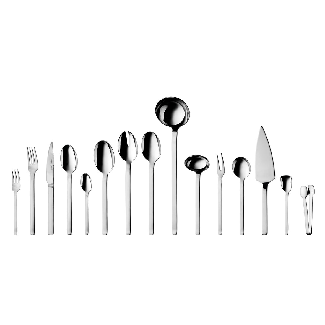 BergHOFF 30-Piece Flatware Set - Essence Collection by Ralph Kraemer, Balanced and Masculine Design