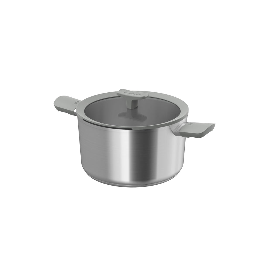 Balance Stainless Steel Covered Stockpot 24 cm, Moonmist