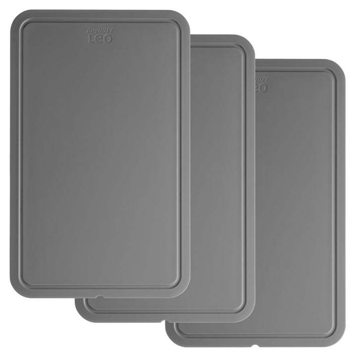BergHOFF 3-Piece Cutting Board Set - Legacy Series Color-Coded Boards for Safe and Hygienic Prep