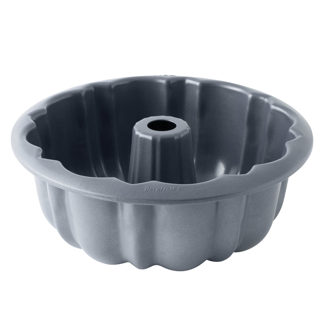 BergHOFF Fluted Cake Pan - Non-Stick Carbon Steel Bundt Pan with Even Heat Distribution