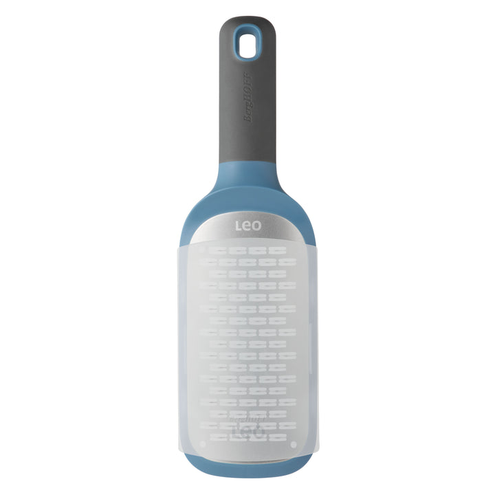 BergHOFF Ribbon Paddle Grater - Dual-Direction Stainless Blade with Soft-Grip Handle and Safety Cover