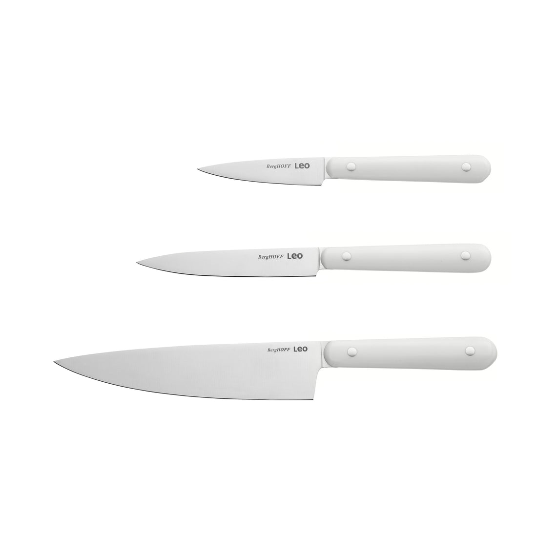 BergHOFF 3-Piece Knife Set - Glints Spirit Starter Kit with Paring, Utility & Chef's Knife