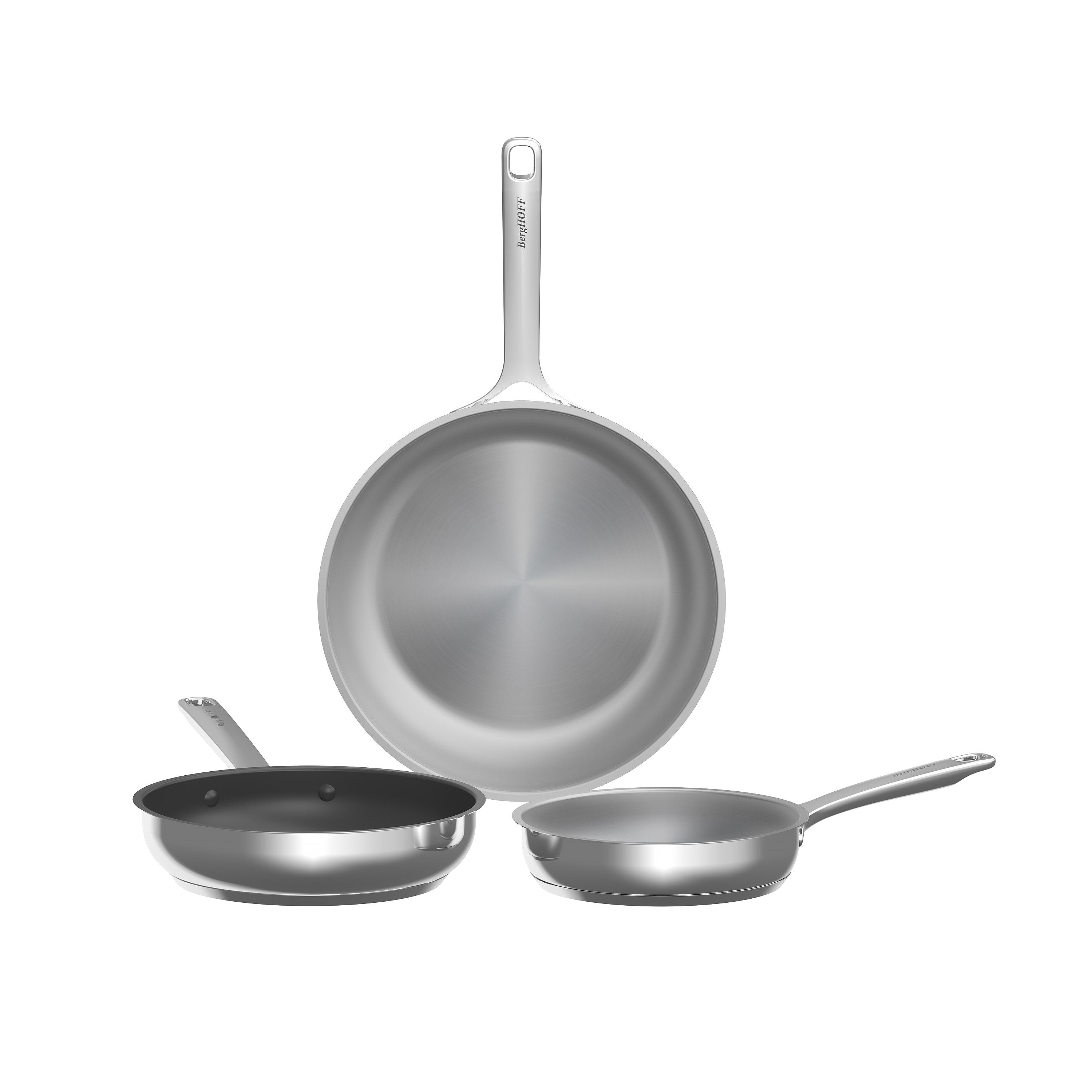 BergHOFF Helix 3‑pc Frying Pan Set, 20/24/28 cm