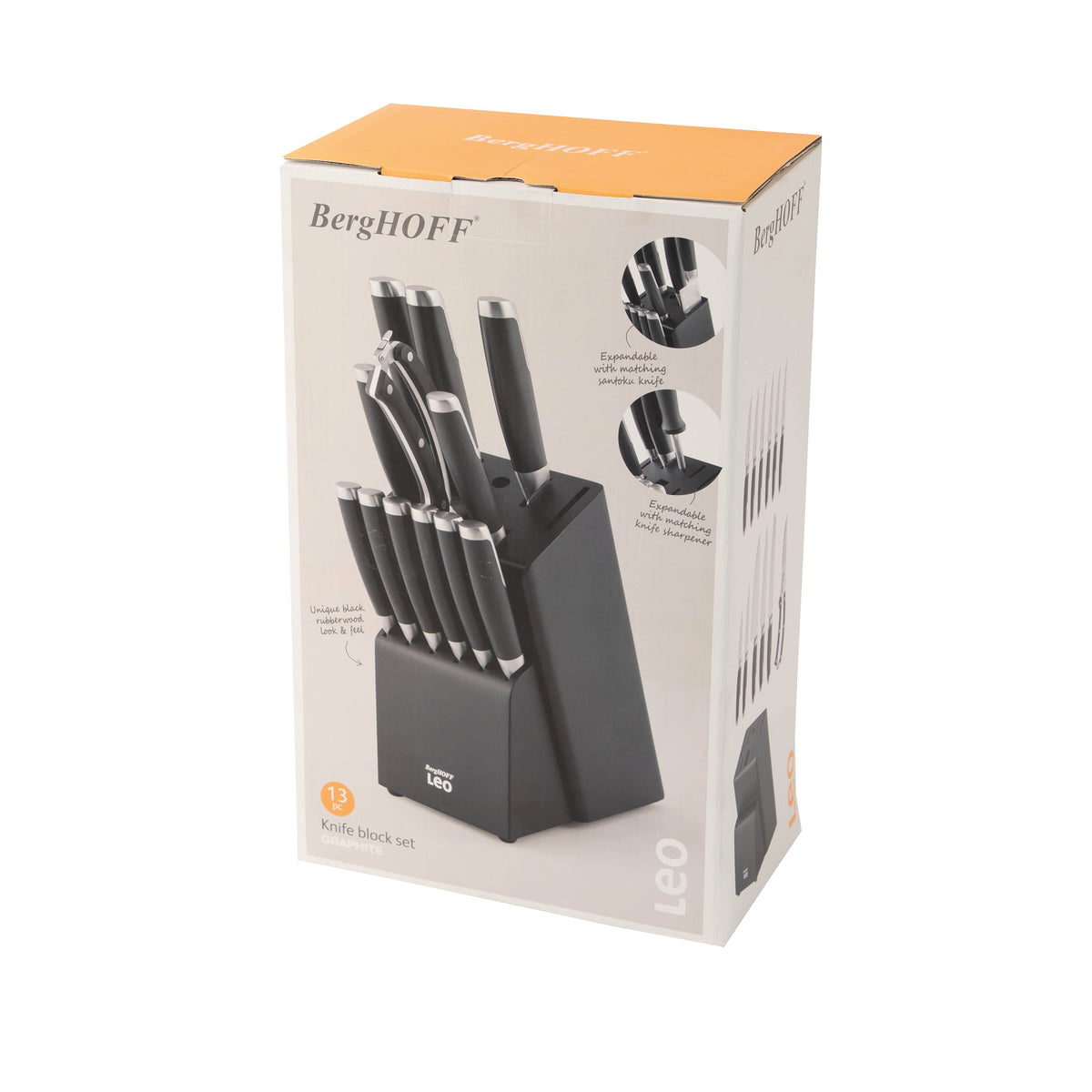 Graphite 13 daļu nažu komplekts ar bloku – 11